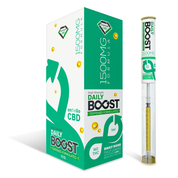 Daily Boost CBD Oil - Full Spectrum 1500MG Formula (12 pack)