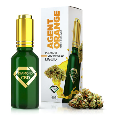 Agent Orange Terpenes Diamond CBD Oil