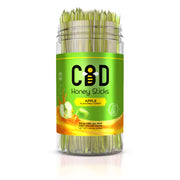 CBD Infused Honey Sticks - Apple Flavor - 1000mg (100 Pack)