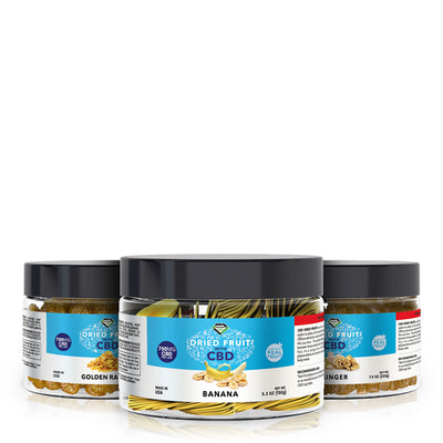 CBD Dried Fruits Bundle - High Strength - 750mg