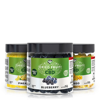 CBD Dried Fruits Bundle - Medium Strength - 500mg