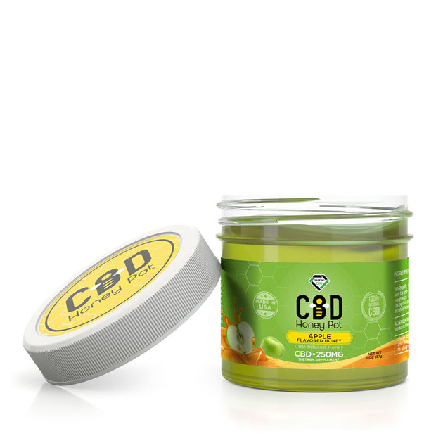 CBD Infused Honey Pot - Apple Flavor - 250mg