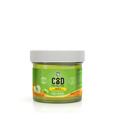 CBD Infused Honey Pot - Apple Flavor - 250mg