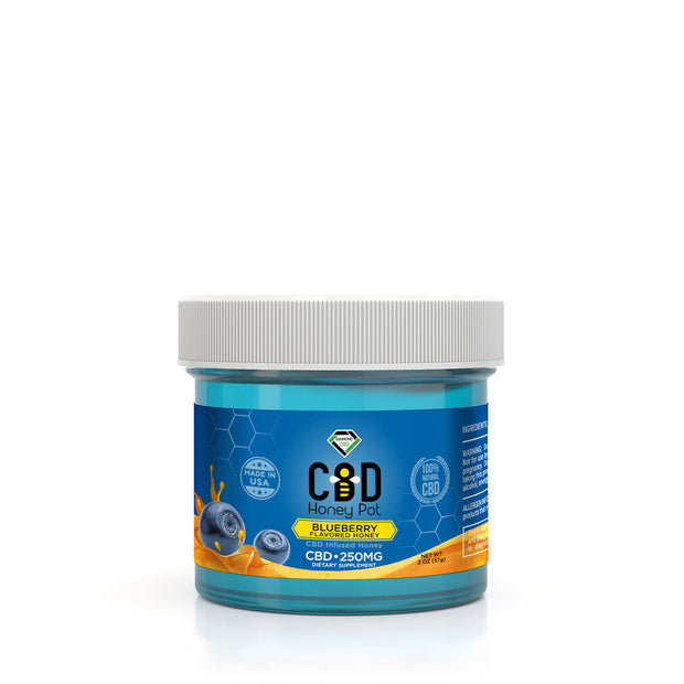 CBD Infused Honey Pot - Blueberry Flavor - 250mg