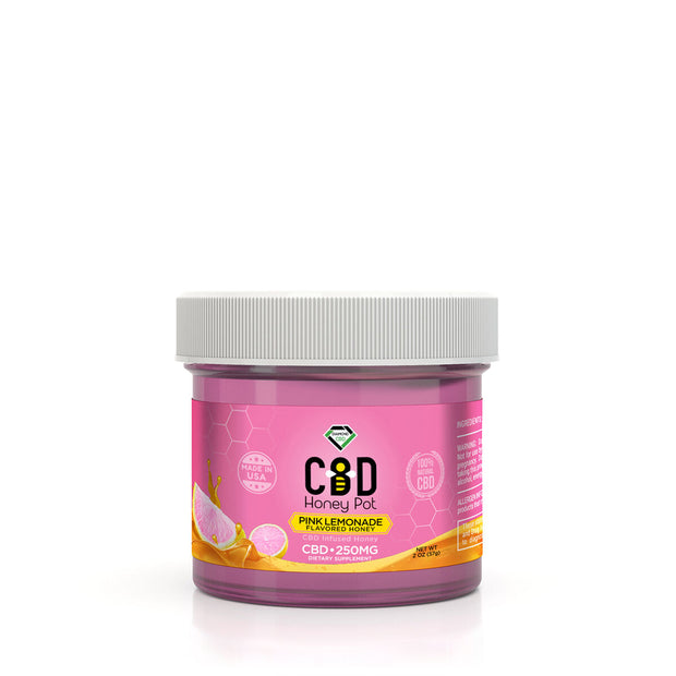 CBD Infused Honey Pot - Pink Lemonade Flavor - 250mg