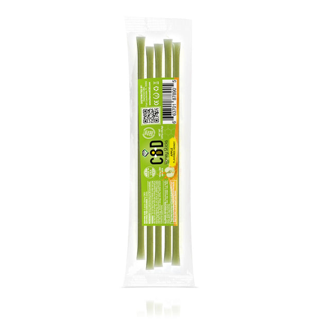 CBD Infused - Honey Sticks - Apple Flavored - 50mg (5 Pack)