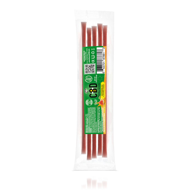 CBD Infused Honey Sticks - Watermelon Flavored - 50mg (5 Pack)