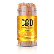 CBD Infused Honey Sticks - Orange Flavor - 1000mg (100 Pack)