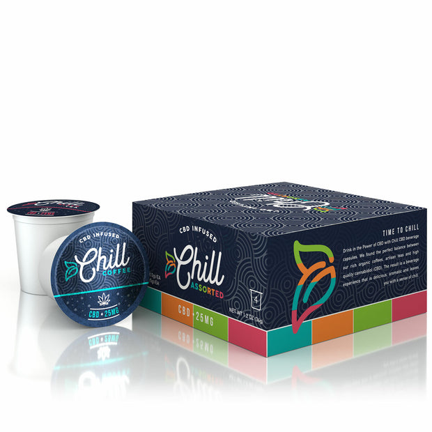 Chill CBD Assorted Coffee/Tea (4 pack)