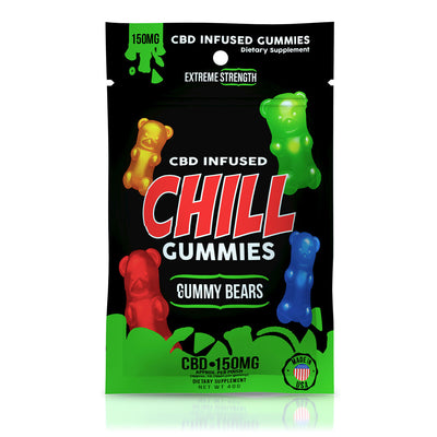 Chill Gummies - CBD Infused Gummy Bears - 150mg