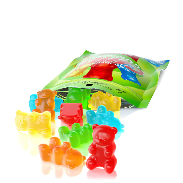 Chill Plus Gummies - CBD Infused Gummy Bears - 200mg (12 pack)