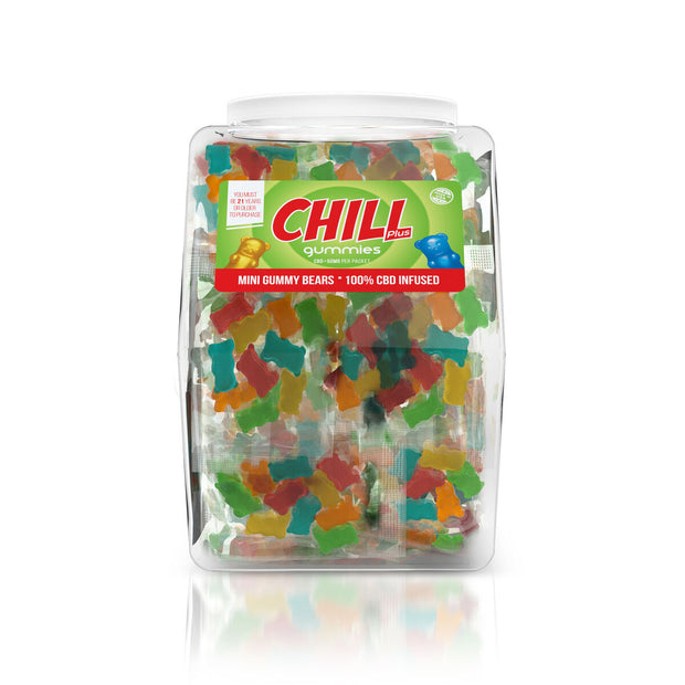 Chill Plus Mini Gummies - CBD Infused Mini Gummies (100 pack)