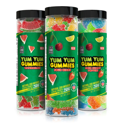 CBD Yum Yum Gummies Bundle - Low Strength - 250mg